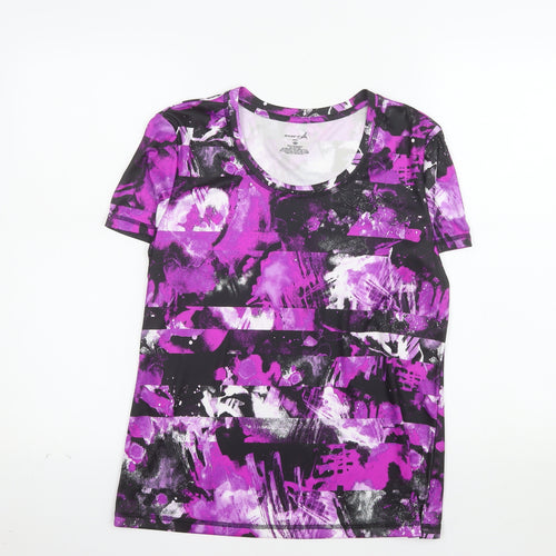 Exertek Women’s Purple Petites Medium Activewear T-Shirt
