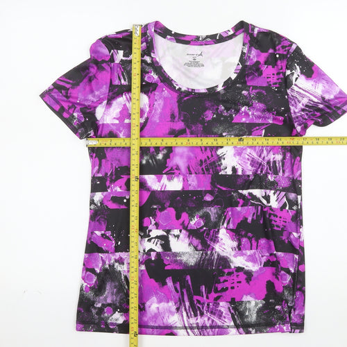 Exertek Women’s Purple Petites Medium Activewear T-Shirt