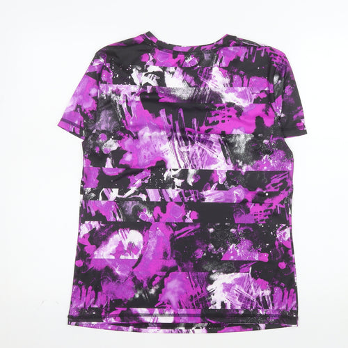 Exertek Women’s Purple Petites Medium Activewear T-Shirt