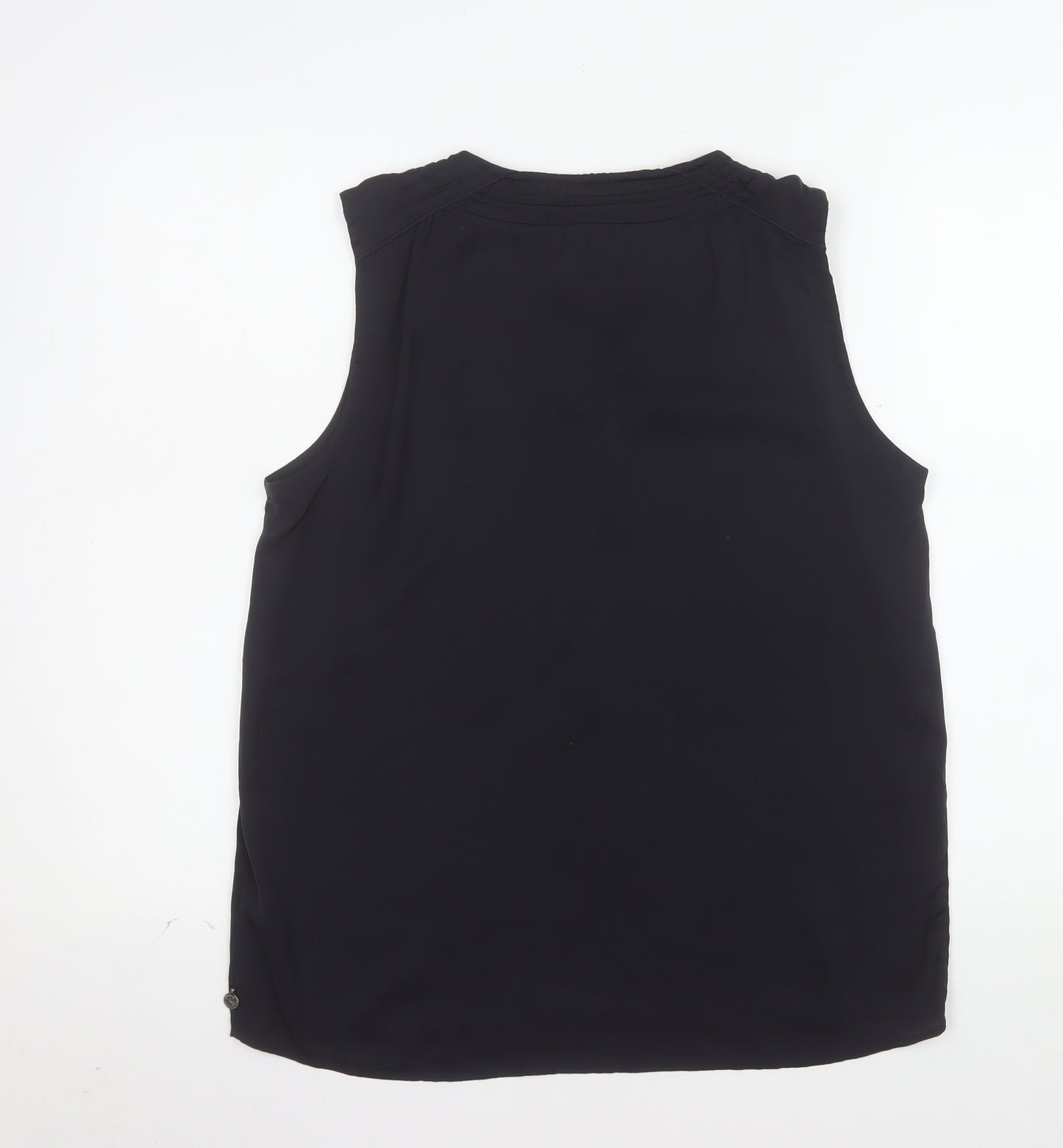 Maison Scotch Women's Blue Sleeveless Chiffon Blouse Size 10