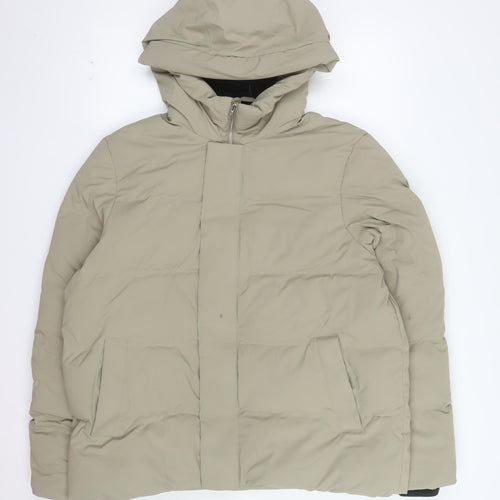 Marks and Spencer Women’s Beige Hooded Puffer Jacket Size L