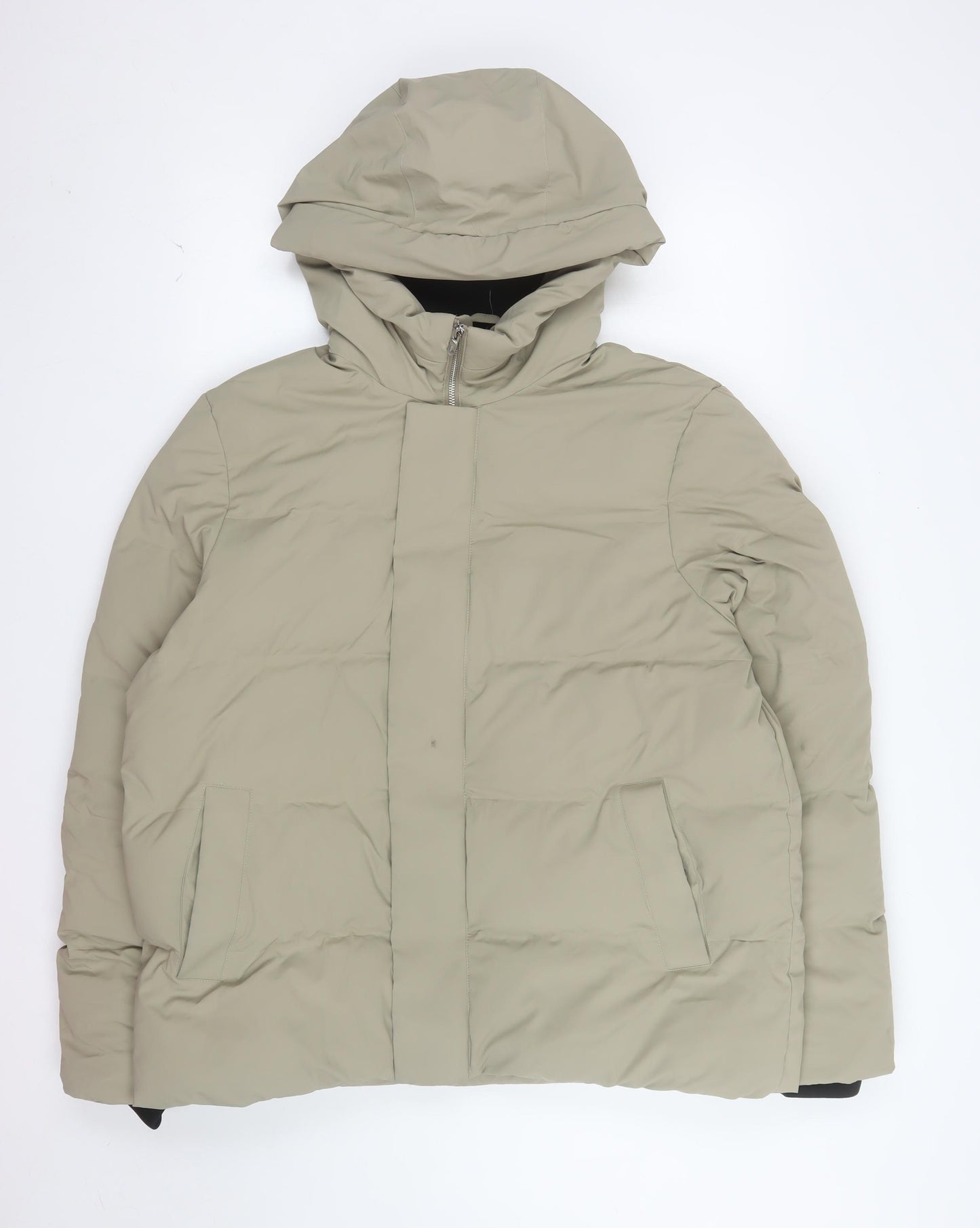 Marks and Spencer Women’s Beige Hooded Puffer Jacket Size L