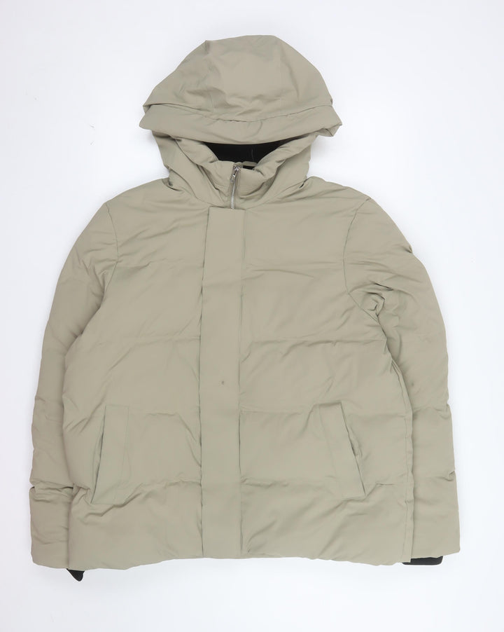 Marks and Spencer Women’s Beige Hooded Puffer Jacket Size L