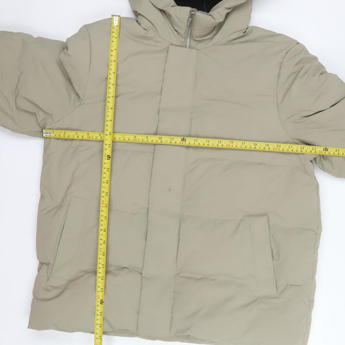 Marks and Spencer Women’s Beige Hooded Puffer Jacket Size L