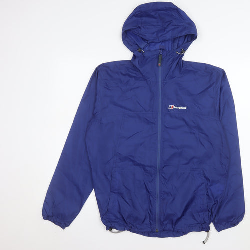 Berghaus Men's Blue M Windproof Lightweight Hooded Jacket