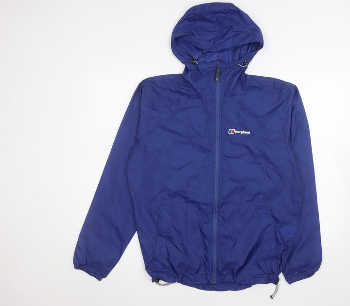 Berghaus Men's Blue M Windproof Lightweight Hooded Jacket