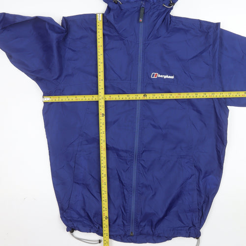 Berghaus Men's Blue M Windproof Lightweight Hooded Jacket