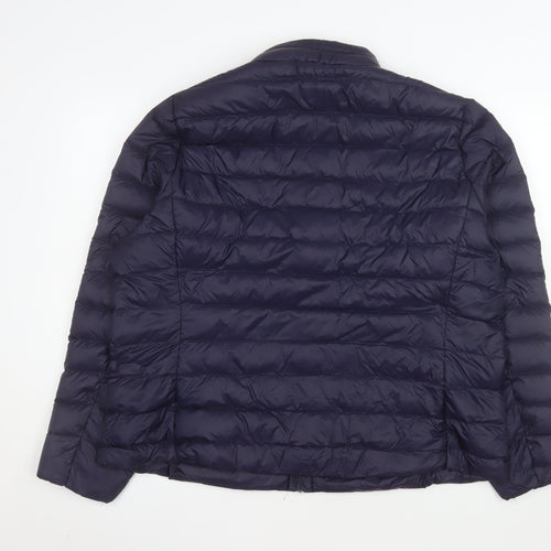 Marks and Spencer Women's Blue Puffer Jacket UK 22 Down Filled
