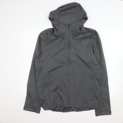 Uniqlo Men's Grey L Softshell Windbreaker Jacket Hooded L