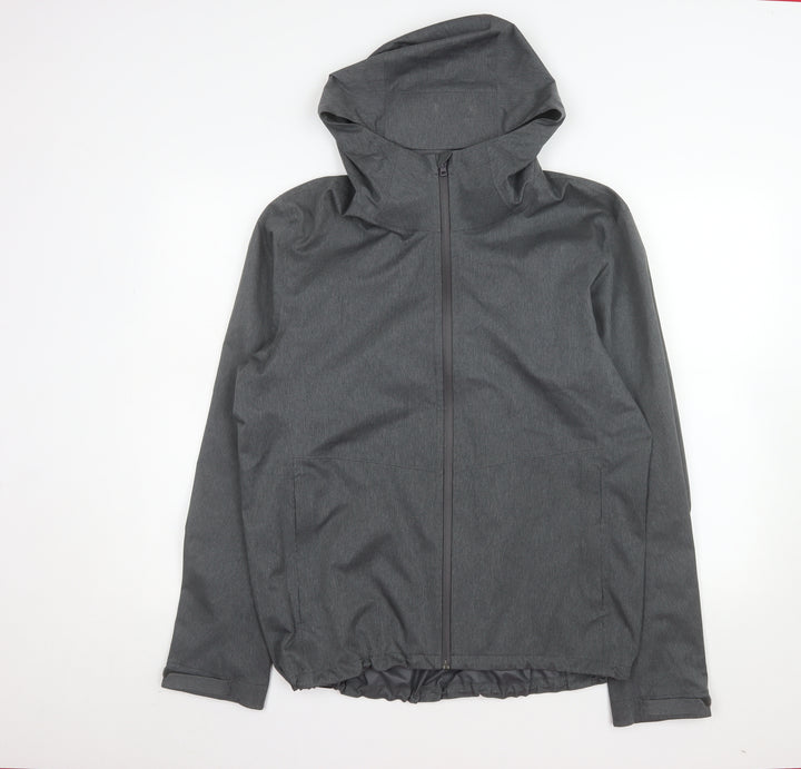 Uniqlo Men's Grey L Softshell Windbreaker Jacket Hooded L