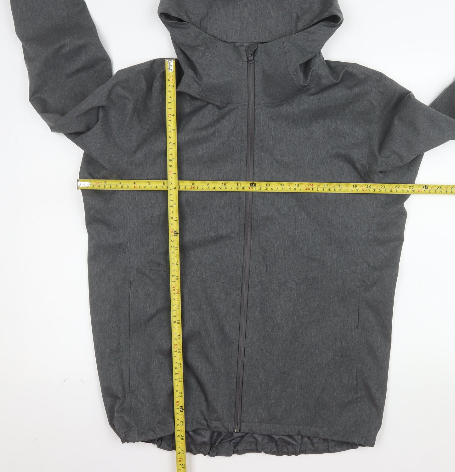Uniqlo Men's Grey L Softshell Windbreaker Jacket Hooded L