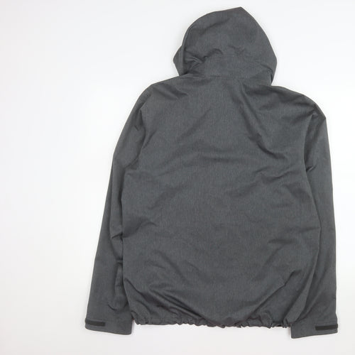 Uniqlo Men's Grey L Softshell Windbreaker Jacket Hooded L