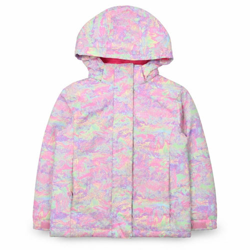 Mountain Warehouse Girls Multicoloured 3-4 Years Hooded Ski Jacket Winter Coat