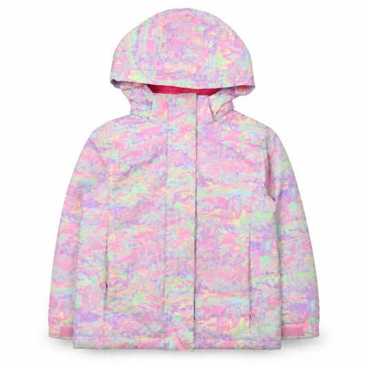 Mountain Warehouse Girls Multicoloured 3-4 Years Hooded Ski Jacket Winter Coat