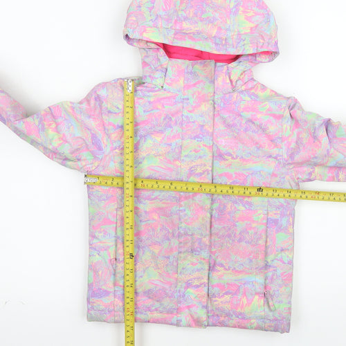 Mountain Warehouse Girls Multicoloured 3-4 Years Hooded Ski Jacket Winter Coat