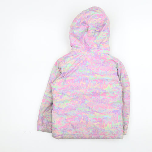 Mountain Warehouse Girls Multicoloured 3-4 Years Hooded Ski Jacket Winter Coat