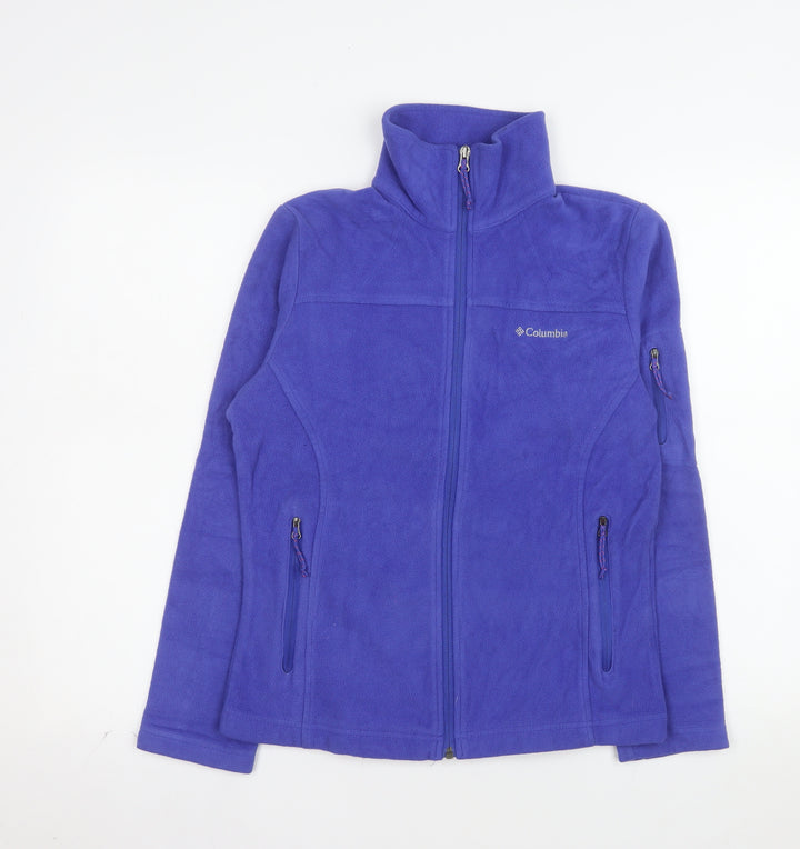 Columbia Women's Purple XS Fleece Full Zip Outdoor Jacket