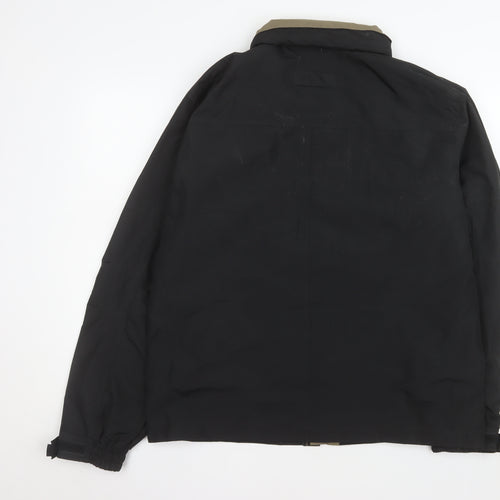 Midtown Men's Black Water Resistant Parka Jacket Size M