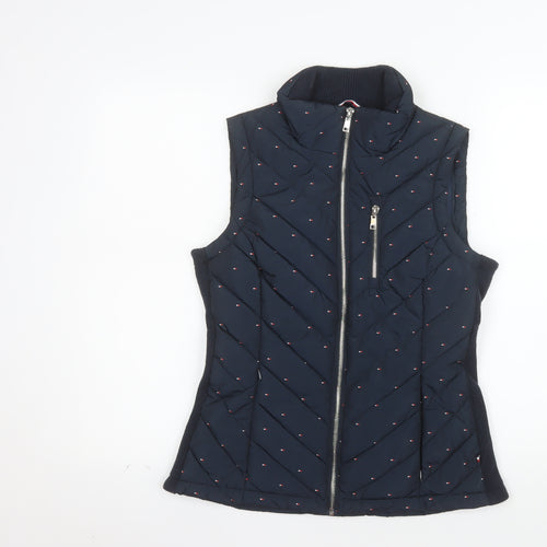 Tommy Hilfiger Women's Blue XS Puffer Quilted Waistcoat