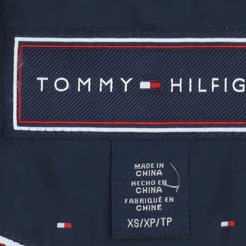 Tommy Hilfiger Women's Blue XS Puffer Quilted Waistcoat