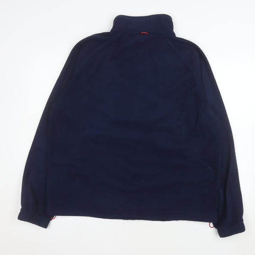 Trespass Men Blue Fleece Full Zip Outdoor Jacket Size L