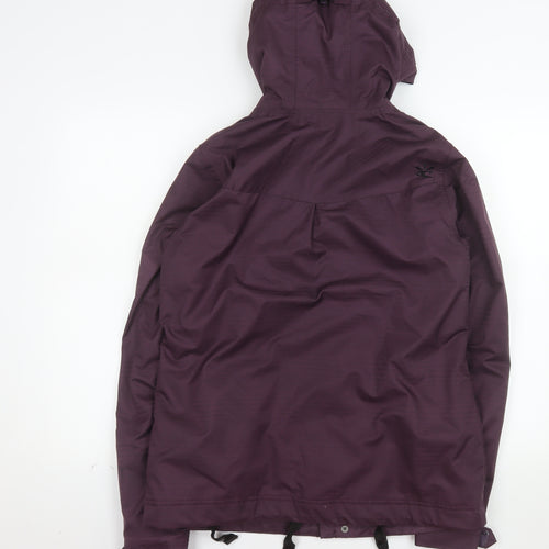 O'Neill Women's Purple Waterproof Ski Jacket M Hooded Outdoor Coat