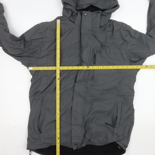 Peter Storm Women’s Grey Waterproof Hooded Parka Jacket Size M