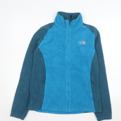 The North Face Women's Blue Fleece Full Zip Jacket Size M