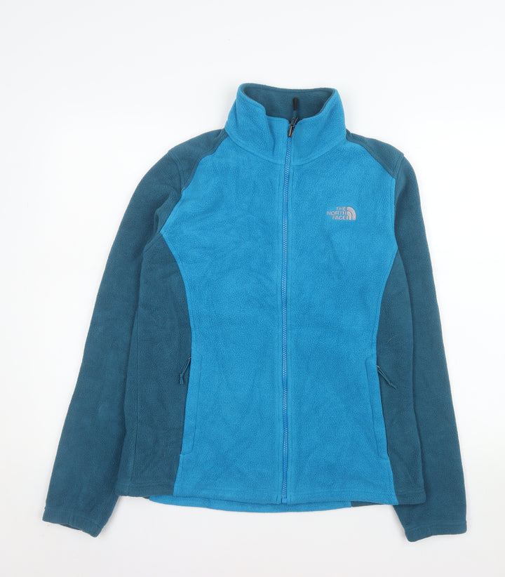 The North Face Women's Blue Fleece Full Zip Jacket Size M