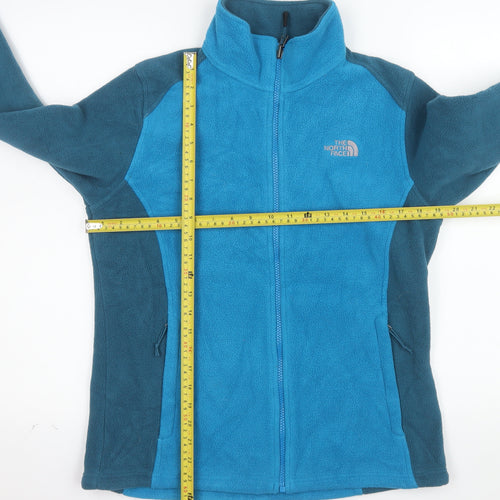 The North Face Women's Blue Fleece Full Zip Jacket Size M