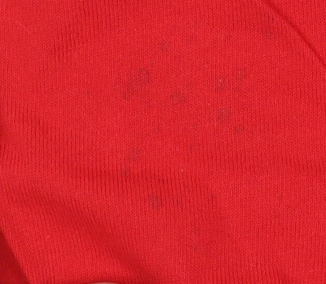 Fred Perry Women's Red Cotton Cardigan Size 12 V-Neck