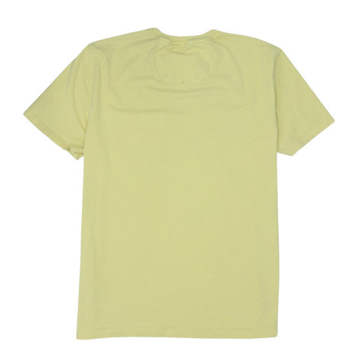 Nautica Men's Yellow XL Performance Crew Neck Cotton T-Shirt