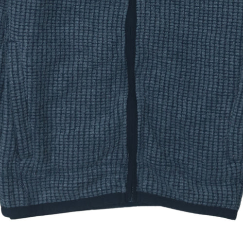 Weird Fish Men's Blue Full Zip Fleece Jacket Size S Outdoor Casual