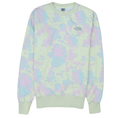 The North Face Unisex Pastel Tie Dye Sweatshirt Medium Cotton Blend