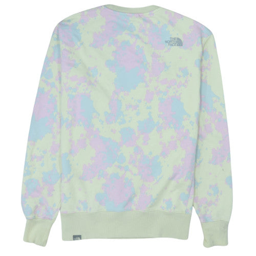 The North Face Unisex Pastel Tie Dye Sweatshirt Medium Cotton Blend