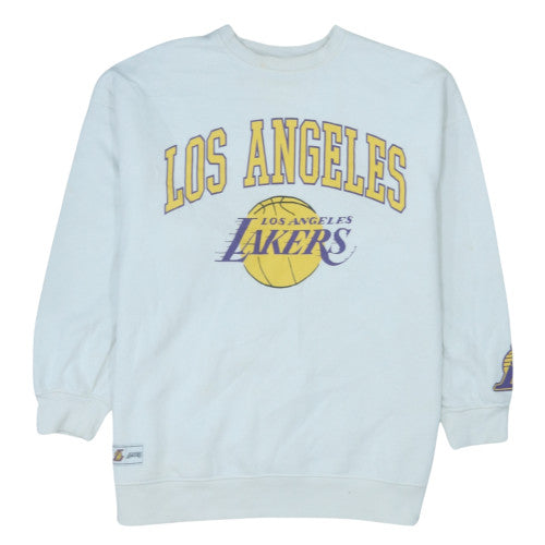Primark Men’s White Los Angeles Lakers Sweatshirt Size S Pullover