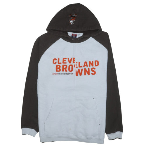 Reebok Cleveland Browns Men’s XL Brown Pullover Fleece Hoodie