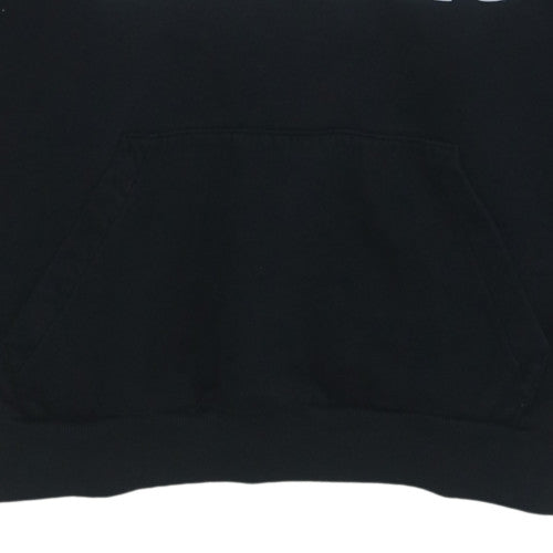 Adidas Women's Black XL Pullover Hoodie with Logo Print