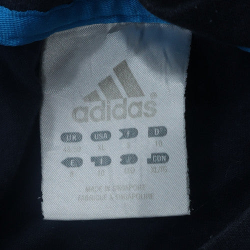 Adidas Mens Black Short Sleeve Crew Neck Cotton Sports T-Shirt L