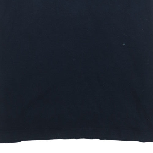 Adidas Mens Black Short Sleeve Crew Neck Cotton Sports T-Shirt L