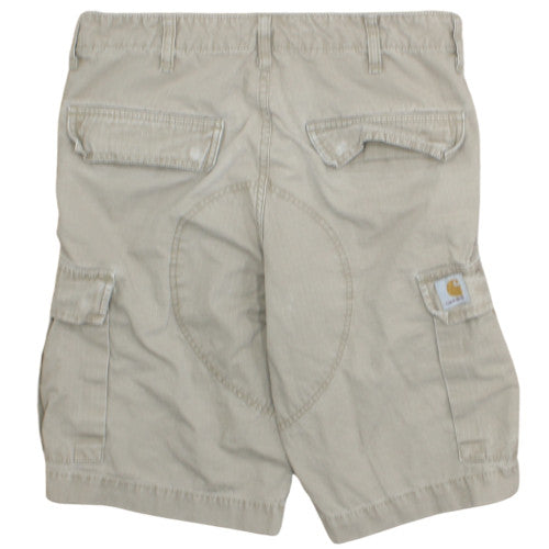 Carhartt Men Beige Cargo Shorts Size 31 Regular Fit Workwear