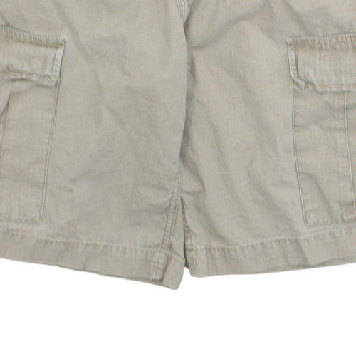 Carhartt Men Beige Cargo Shorts Size 31 Regular Fit Workwear