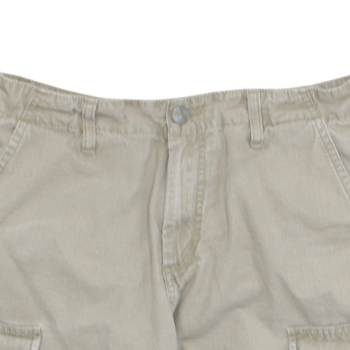 Carhartt Men Beige Cargo Shorts Size 31 Regular Fit Workwear