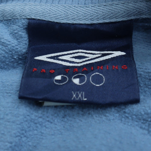 Umbro Pro Training Men's Blue XXL Crew Neck Sweatshirt
