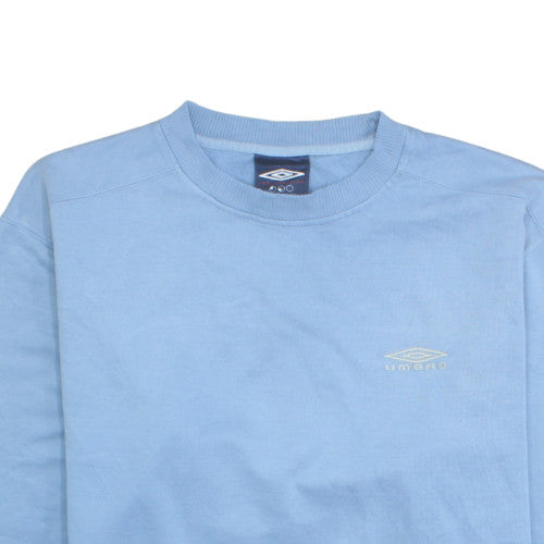 Umbro Pro Training Men's Blue XXL Crew Neck Sweatshirt