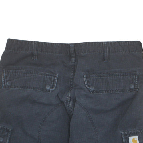 Carhartt Men's Black Cotton Canvas Cargo Shorts Size 36 Regular