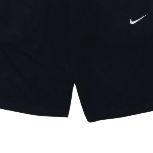 Nike Men's Black S Sweat Shorts Elastic Waist Regular Fit