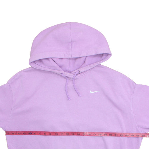 Nike Women's Lilac Pullover Hoodie L Cotton Blend Comfortable Sweatshirt