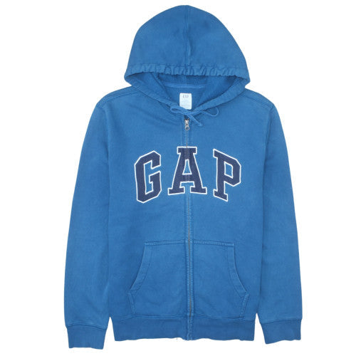 GAP Mens Blue Full Zip Fleece Hoodie L Regular Fit