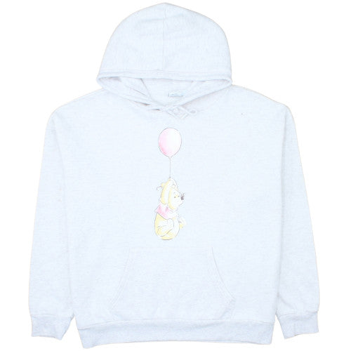 Primark Disney Womens White Pullover Hoodie L Winnie the Pooh Design